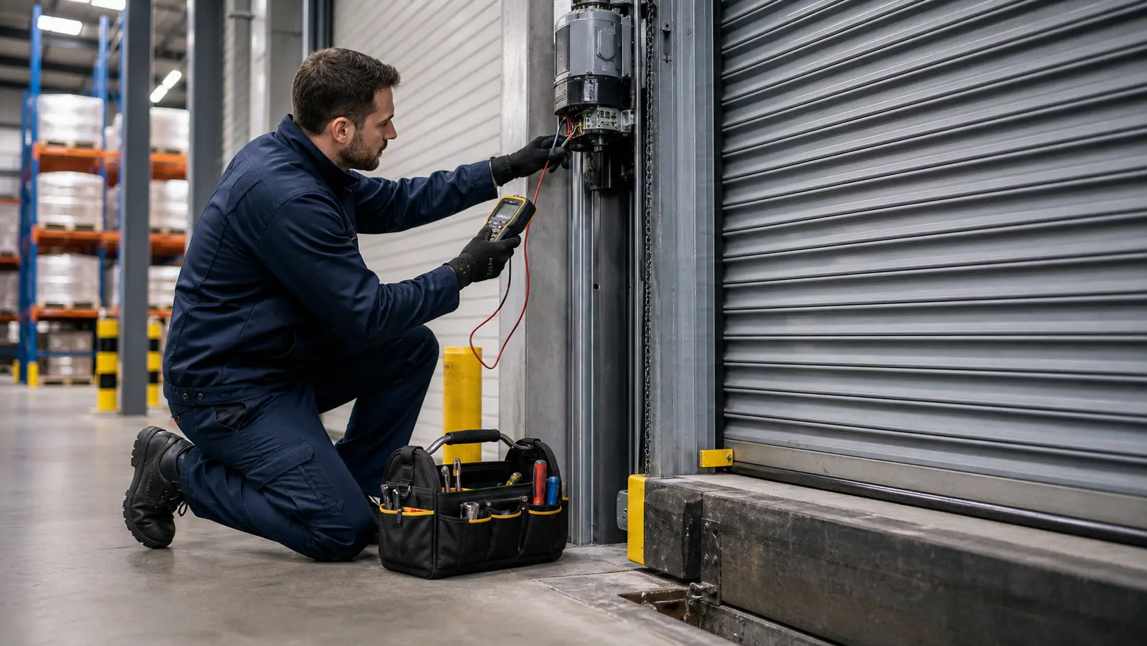 Roller shutter repairs for North Wales businesses